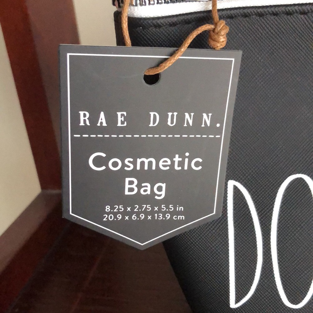 Rae Dunn DOG PERSON Cosmetic Beauty Makeup Travel Bag - Picture 3 of 5
